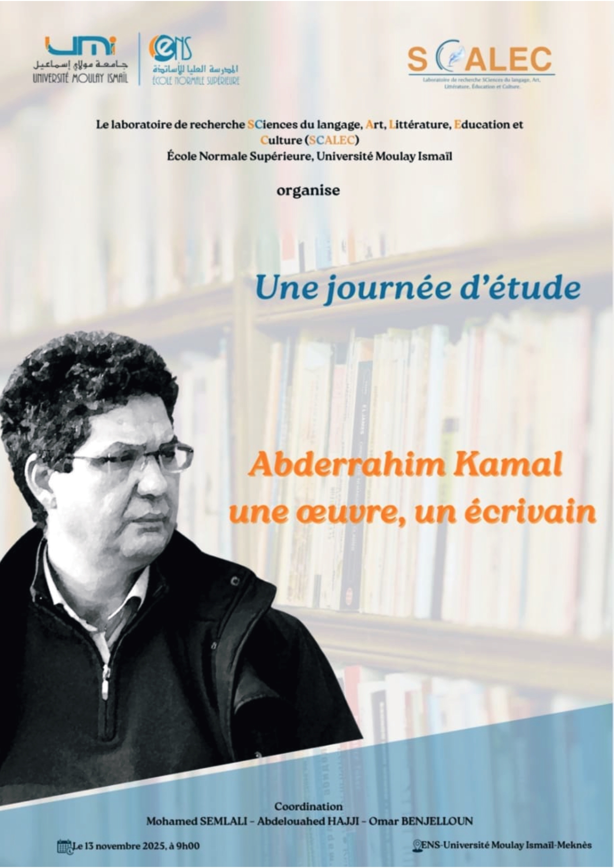 Affiche Journée d’étude SCALEC